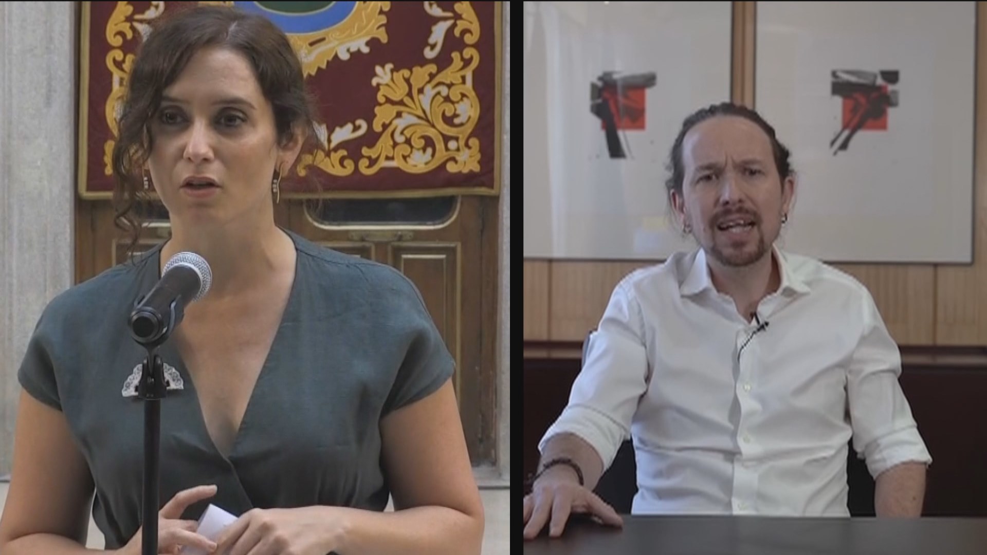 Pablo Iglesias acusa a Ayuso de querer dar un golpe de Estado