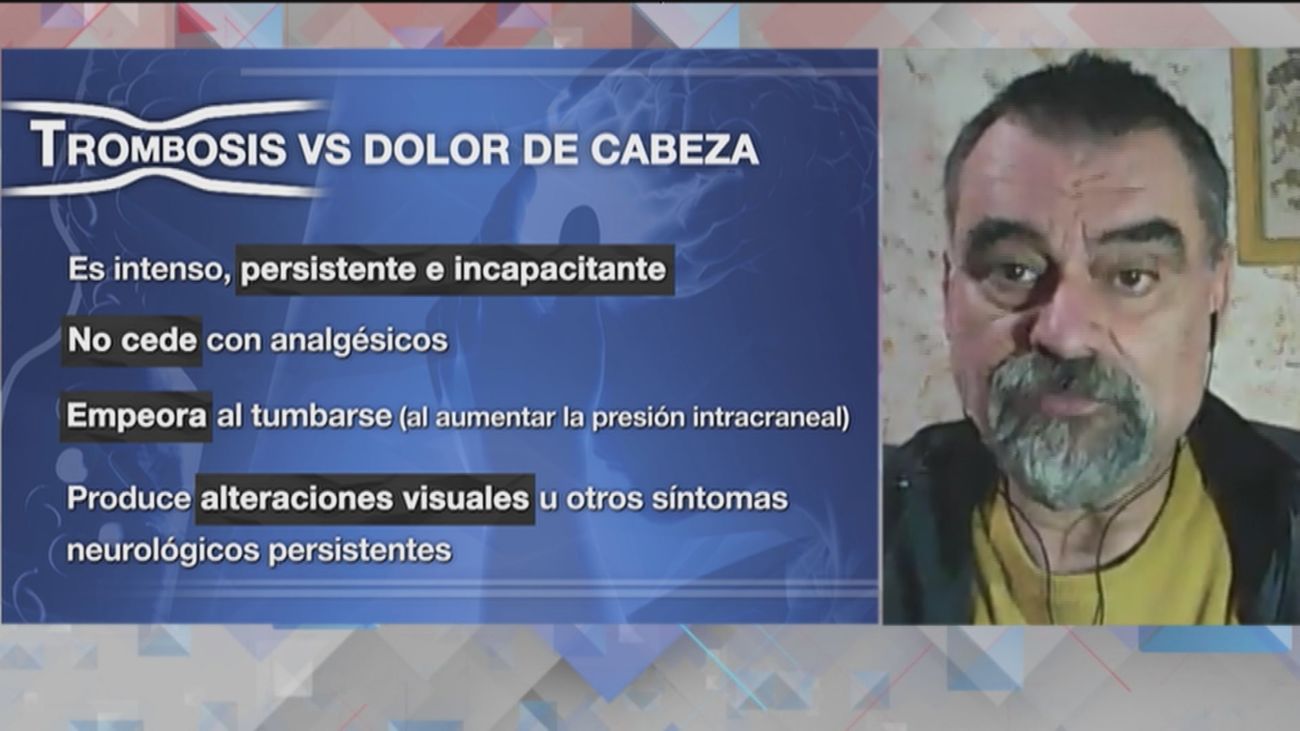 ¿Cómo distinguir la trombosis cerebral de un dolor de cabeza?