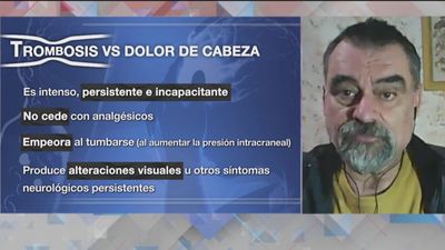 ¿Cómo distinguir la trombosis cerebral de un dolor de cabeza?