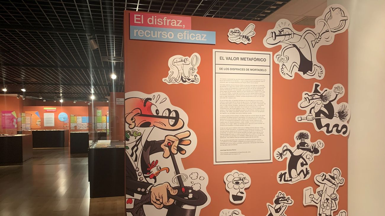 La exposición 'Francisco Ibáñez.  El mago del humor', prorrogada hasta el 2 de mayo en Pozuelo
