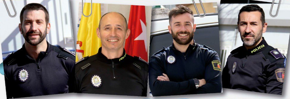 Los cuatro agentes tutores de Sevilla la Nueva / AYTO SEVILLA LA NUEVA