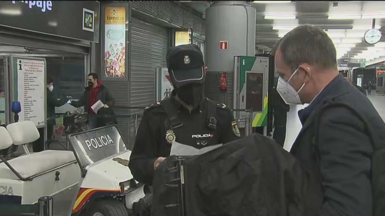 Vuelven los controles a la estación de Atocha para evitar desplazamientos innecesarios