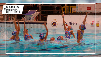 Sincro Retiro se queda a las puertas del podio en el Campeonato Infantil de Natación sincronizada