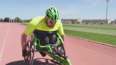 Álvaro Encinas, a pleno rendimiento en el atletismo adaptado