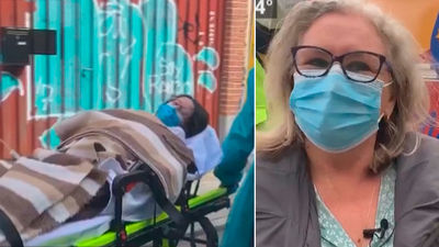 Encarni, la abuela que ha ayudado a traer al mundo a su nieto Tiago en Carabanchel