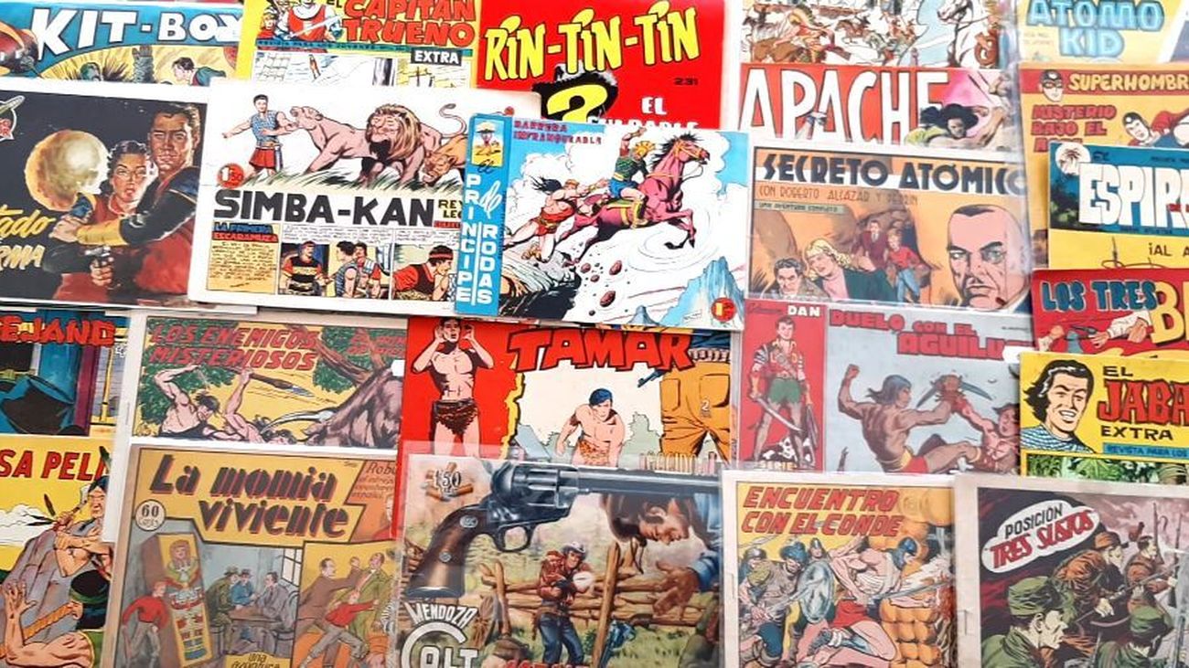 Una exposición muestra la evolución del Cómic en España