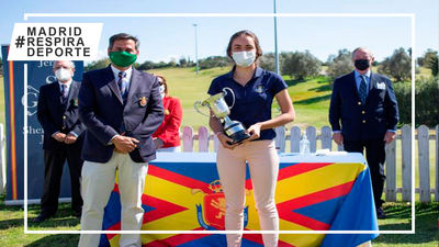 Brillante victoria de la madrileña Andrea Revuelta en el Campeonato de España Sub'18 de golf