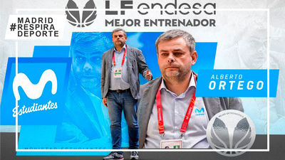 Alberto Ortego,  del Estudiantes femenino, elegido mejor entrenador del año