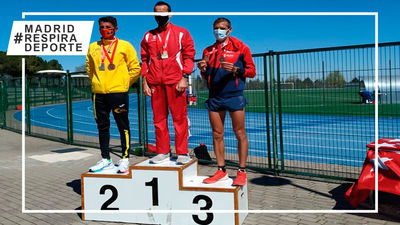 José España y Tamara Sanfabio, campeones de Madrid de 10.000 metros