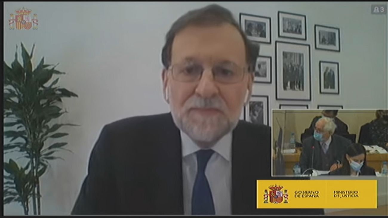 Rajoy asegura ante el tribunal que "no ha habido  'caja b' del PP"