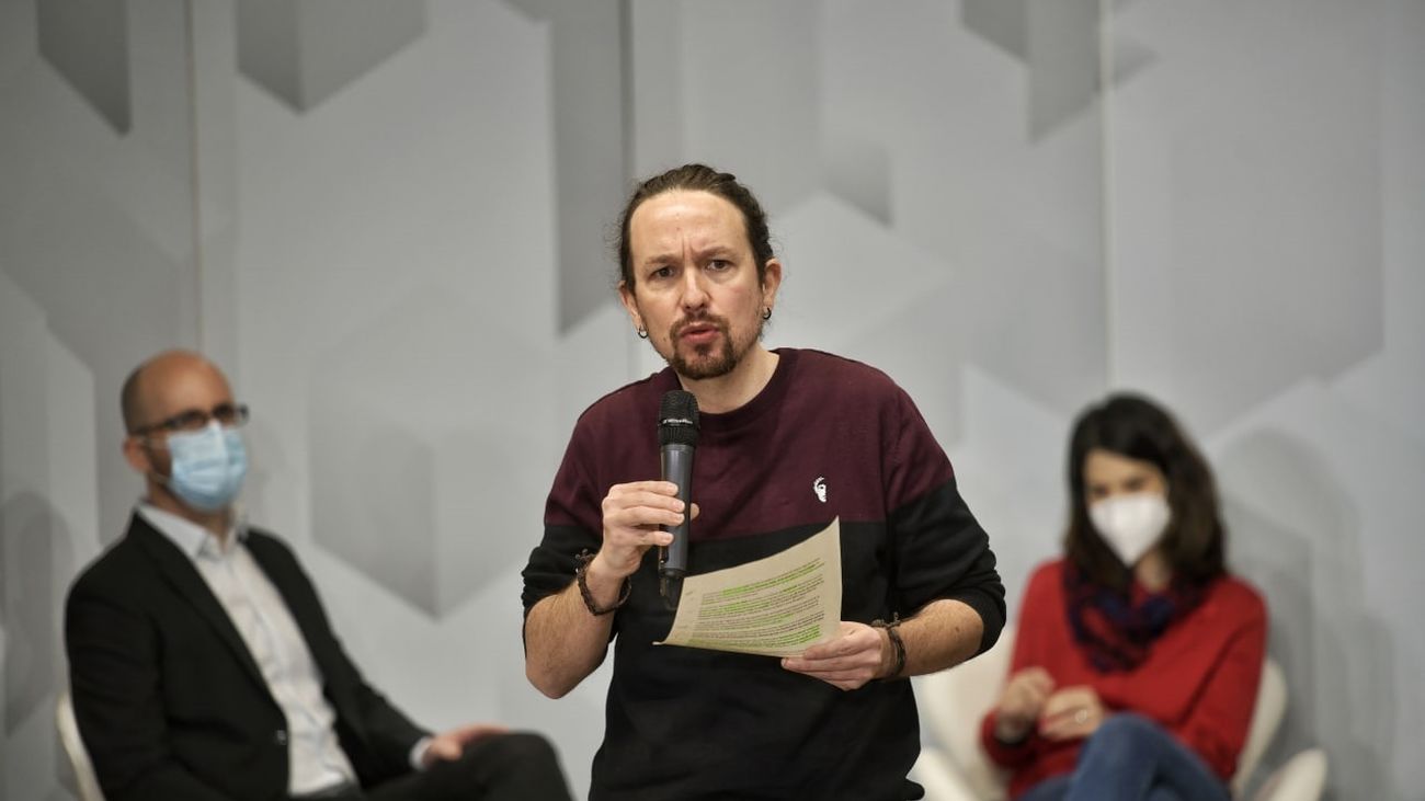 El líder de Podemos, Pablo Iglesias