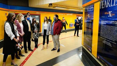 La estación de Metro de Canal acoge la muestra fotográfica #DanzaXAgua
