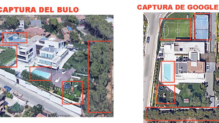 El supuesto casoplón del líder de VOX, Santiago Abascal es en realidad del jugador Leo Messi / MALDITA.ES