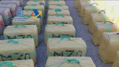 Desmantelada una red criminal internacional que introducía  grandes cantidades de hachís en Francia y Portugal
