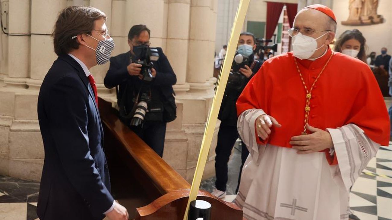 Los madrileños celebran un Domingo de Ramos atípico