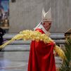 El Papa reivindica una fe que no esté "corroída por la costumbre" en una reducida misa del Domingo de Ramos
