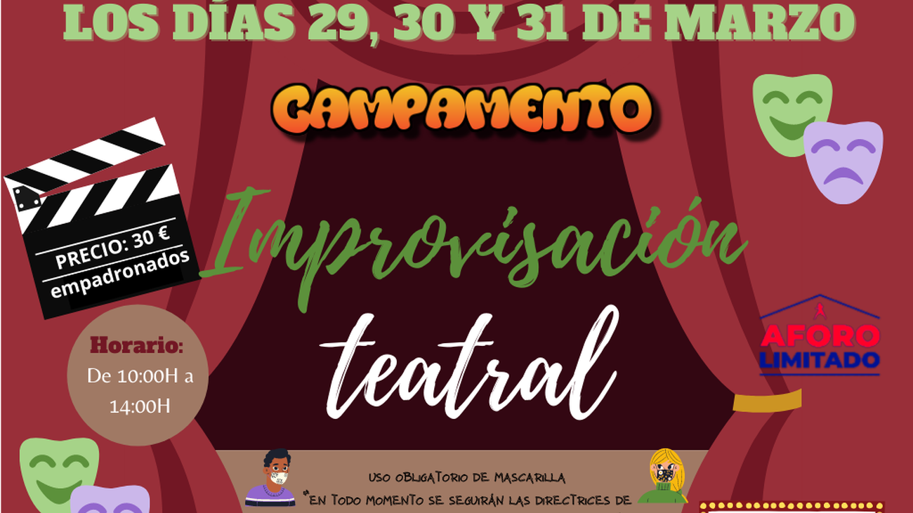 El Enclave Joven de Arganda organizará un campamento  de improvisación teatral en Semana Santa