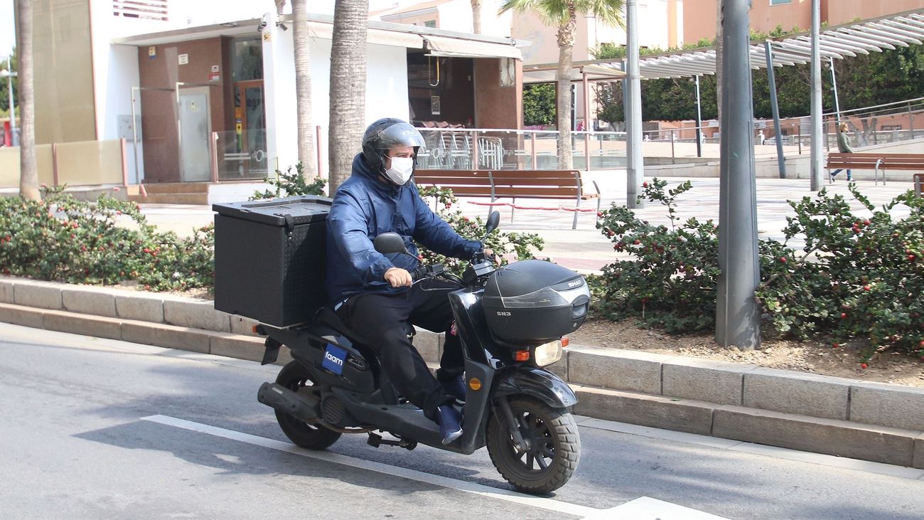 Repartidor de comida a domicilio