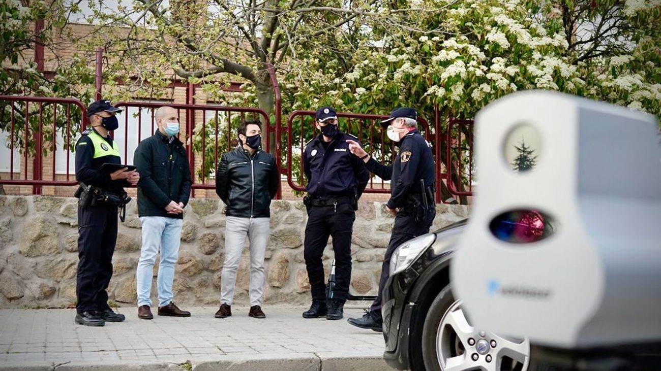 Un radar móvil de Majadahonda controlará los puntos negros para evitar accidentes y atropellos