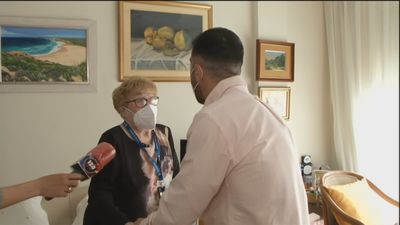 Con los mayores vacunados llegan los reencuentros a las residencias después de un año aislados