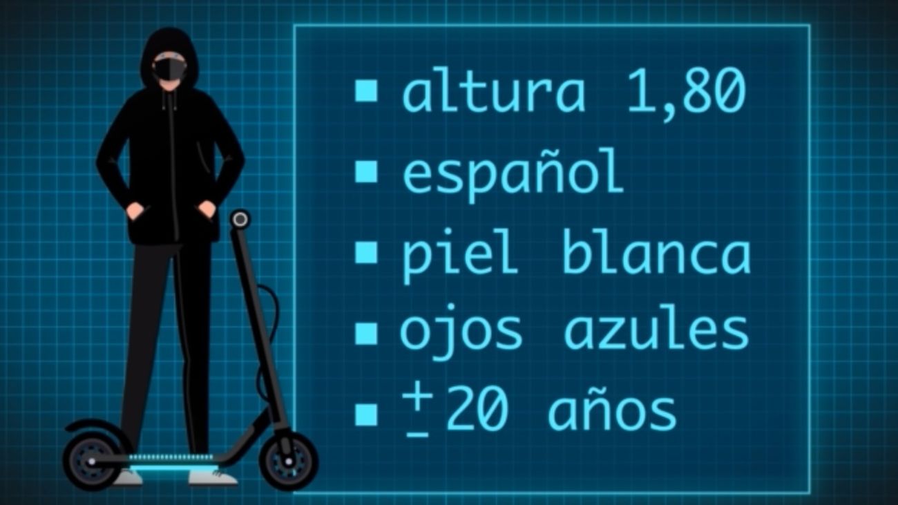 Así es el retrato robot del patinador que atropelló a una mujer en Latina