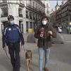 Acompañamos a la Policía Municipal y su unidad canina en el dispositivo de control de aglomeraciones en el centro
