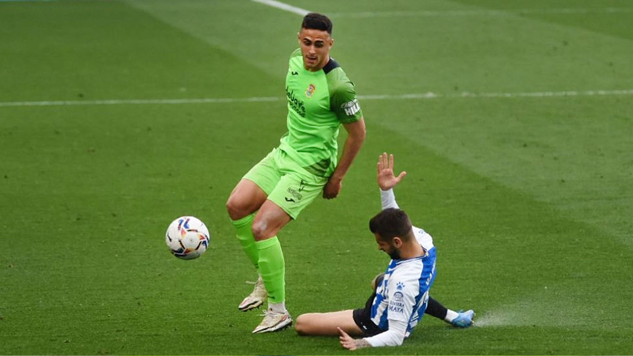 Una imagen del partido Espanyol - Fuenlabrada