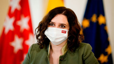 Ayuso da negativo en una prueba de Covid en el Puerta de Hierro