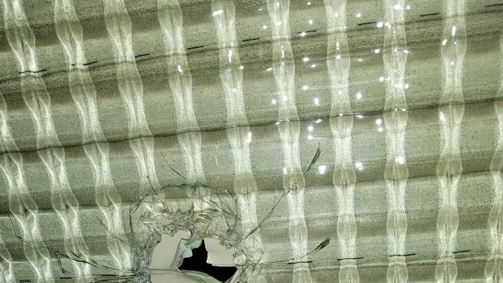 Impacto de una de las balas del tiroteo en Ciudad Lineal / TELEMADRID