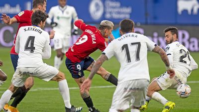 0-0.  El Getafe empata con el Osasuna en un partido de pocas ocasiones