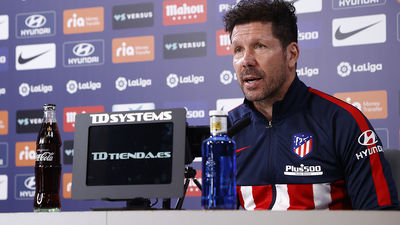 Simeone: "Las palabras no importan ya, son los hechos los que cuentan"