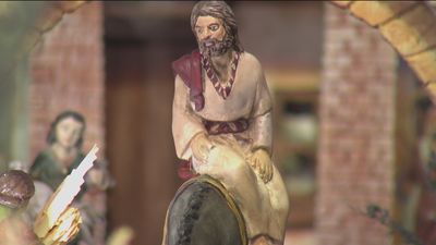 Un calvario en miniatura, para celebrar la Semana Santa en Pinto