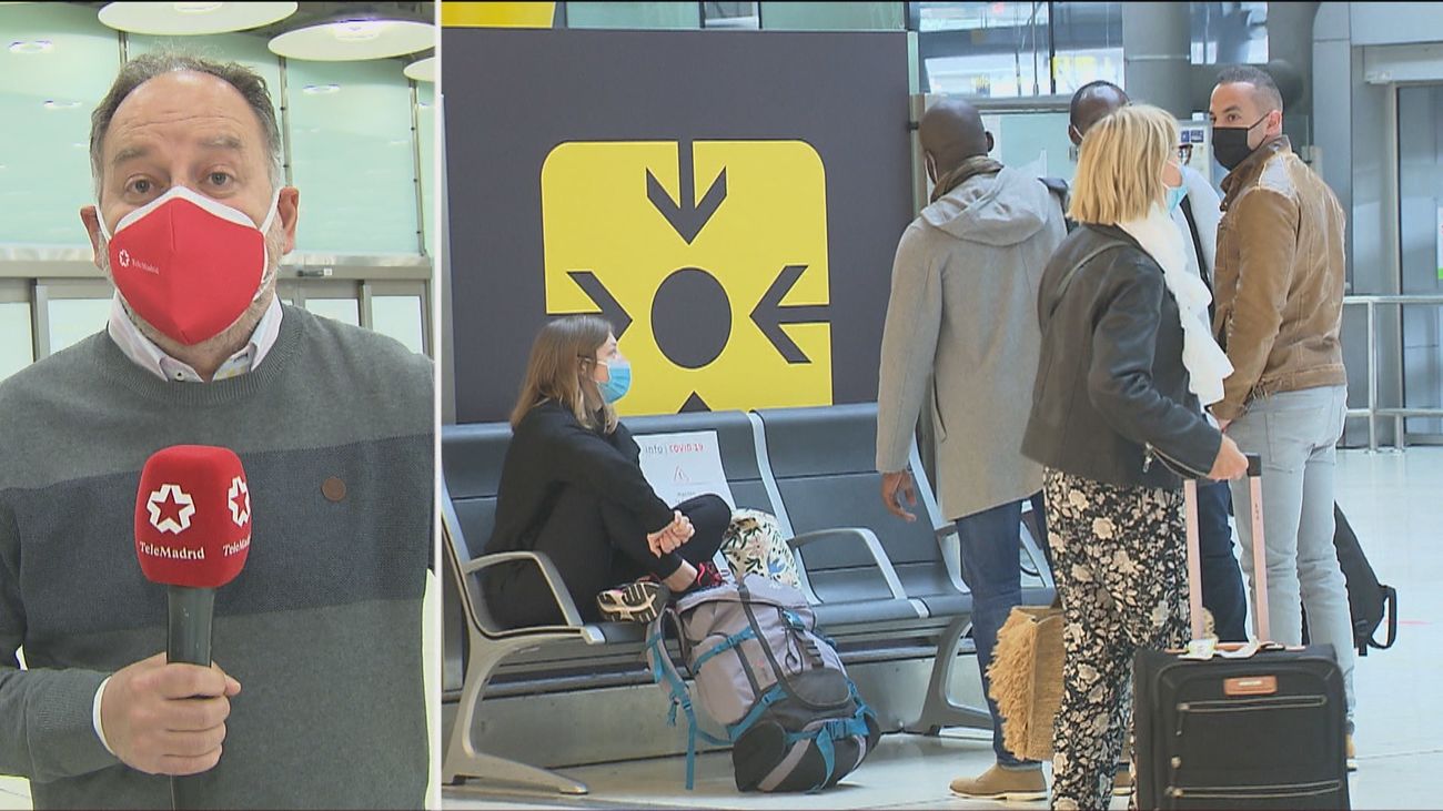 Aterrizan en Barajas seis vuelos procedentes de Francia a escasas horas de un nuevo confinamiento