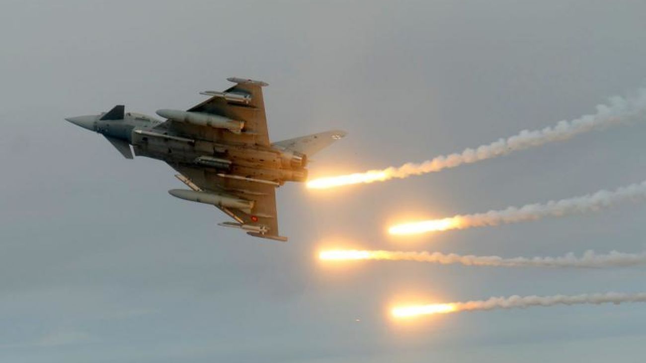 Los Eurofighter españoles efectúan 400 vuelos en dos meses de misión en Rumanía