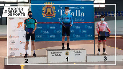 Almudena Morales y Esteban Sánchez, bronces en la tercera jornada de la Liga de pista