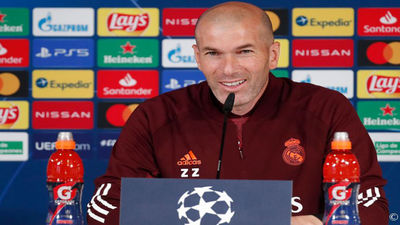 Zidane: "Va a ser un partido de ida y vuelta de 180 minutos o más"