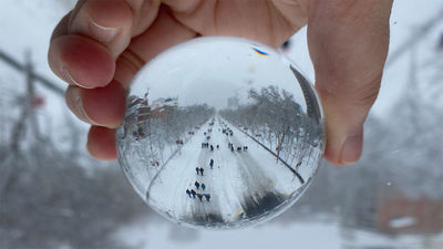 La fotografía ganadora de 'Madrid, Filomena a mi pesar'