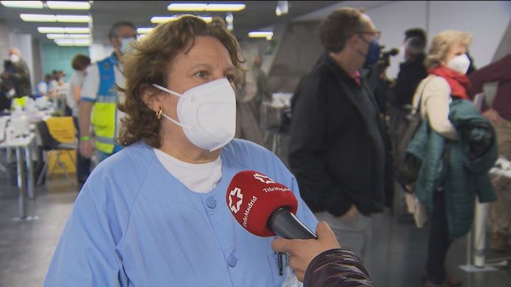 Las enfermeras jubiladas dicen que "queremos aportar nuestro granito de arena" / TELEMADRID