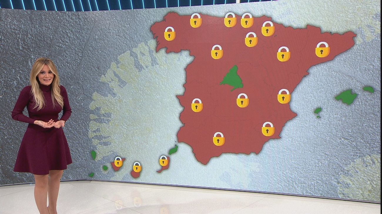 Madrid una "isla" abierta en el centro de la península