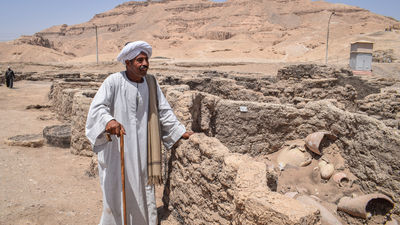 Hallada la ciudad perdida de Luxor enterrada desde hace 3.000 años bajo las arenas de Egipto