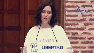 Ayuso: "Defendemos la libertad de los comerciantes, y no la de los okupas"