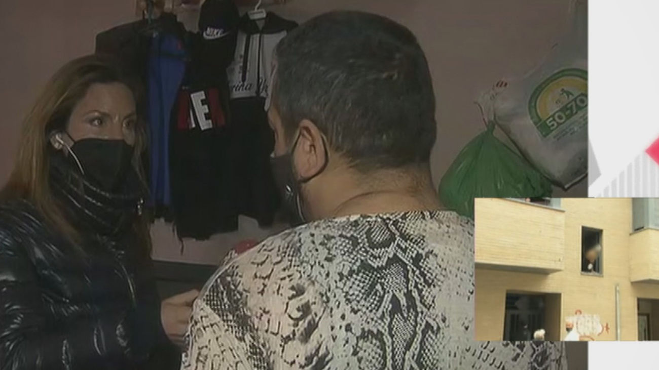 Un okupa de Valdemoro asegura tras los incidentes que "no vamos a salir de aquí por la fuerza"