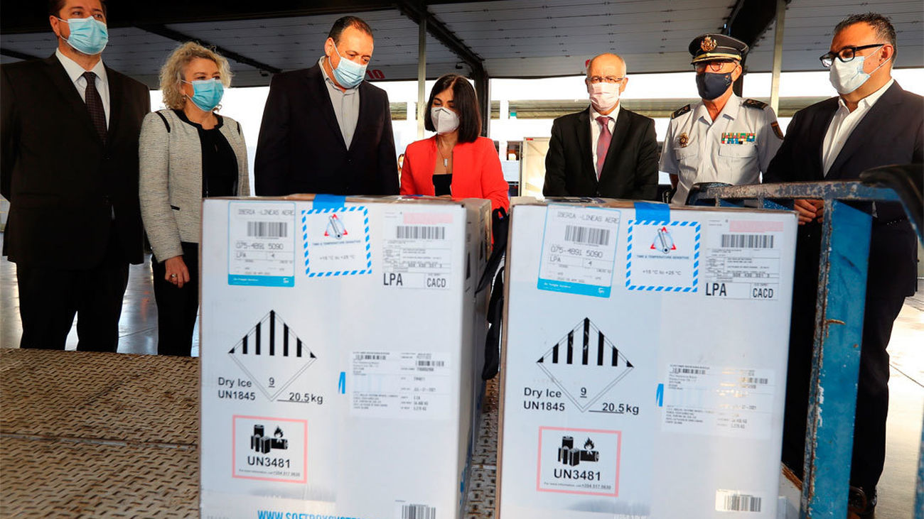 España espera la recepción de 38 millones de dosis de vacunas contra la Covid hasta junio