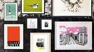 Madrid en una lámina de Noelia Tramullas