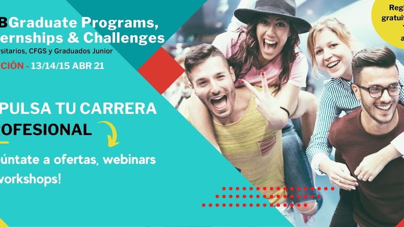 Evento online para encontrar tu primer trabajo con 400 ofertas de empleo