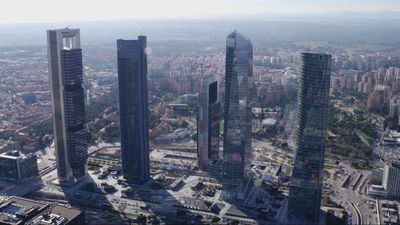 Las cuatro torres que coronan Madrid