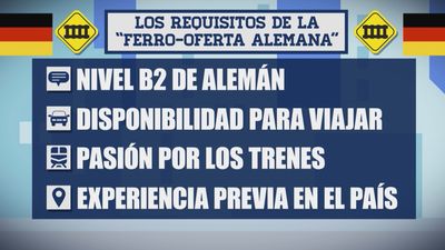 Alemania busca a trabajadores ferroviarios españoles