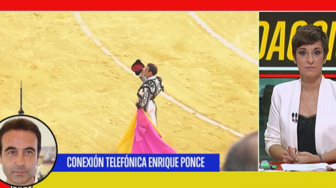 Enrique Ponce: “El covid ha afectado mucho a la tauromaquia: la corrida que no se torea, no se cobra"