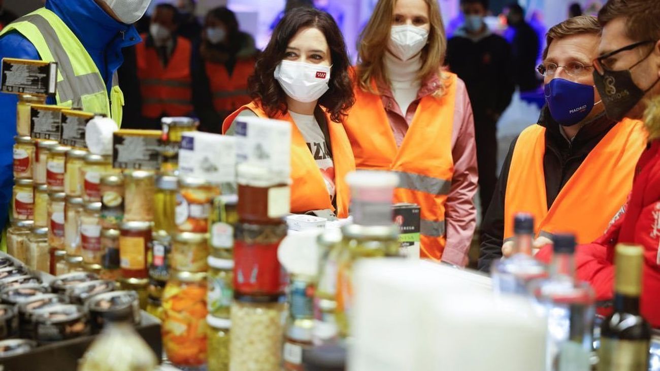 Ayuso y Almeida Almeida agradecen a Mercamadrid y la Comunidad el esfuerzo durante la pandemia y Filomena
