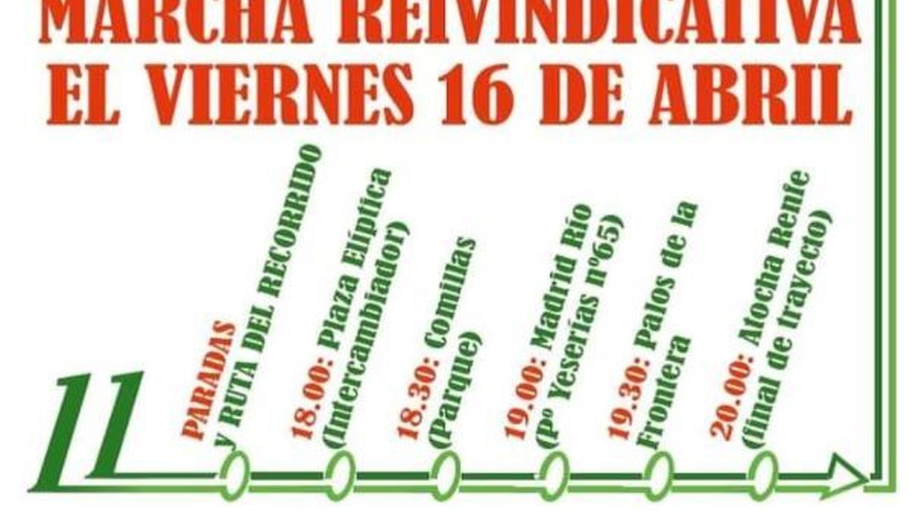 Vecinos de Carabanchel convocan una marcha reivindicativa por la prolongación de la L11 de Metro